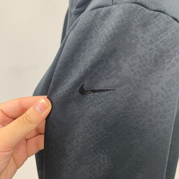 Nike Vixen Hooded Jacket Womens S Black Jacquard Full Zip Therma Fit Lightweight - Picture 6 of 14